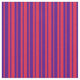 Tissu Crimson et Indigo Stripes/Motif de lignes
