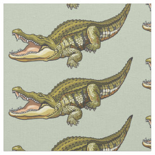 Tissu Crocodile du Nil