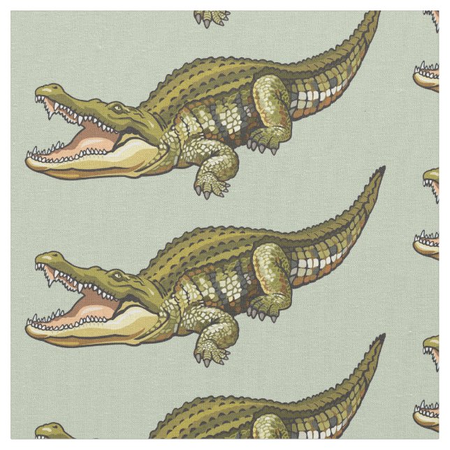 Tissu Crocodile du Nil (Fermer)