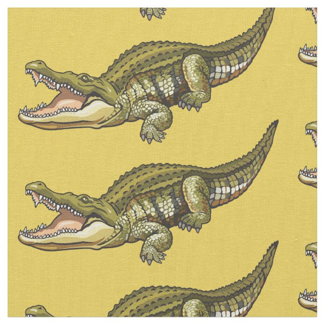 Tissu Crocodile du Nil (Fermer)