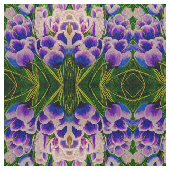 Tissu Crocus pourpre (Échantillon)