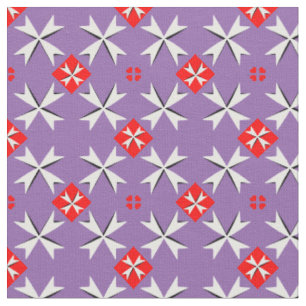 Tissu Croix de Malte et Drapeau maltais Tissu/mode tenda
