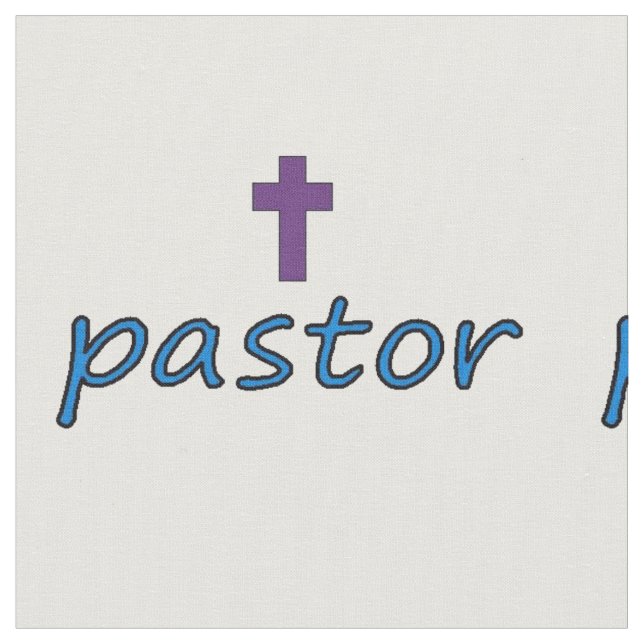 Tissu Croix de pasteur (Fermer)