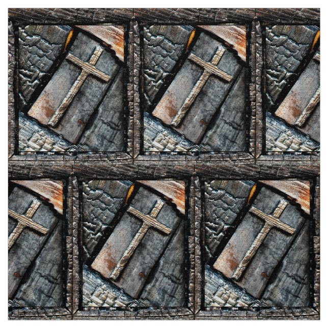 Tissu Croix de protection (Échantillon)