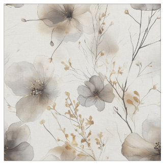 Tissu Croquis botanique