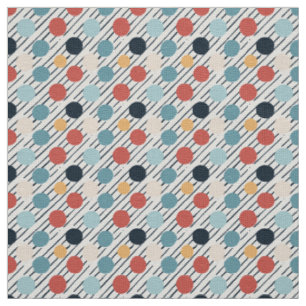 Tissu Croquis Pois des bandes diagonales