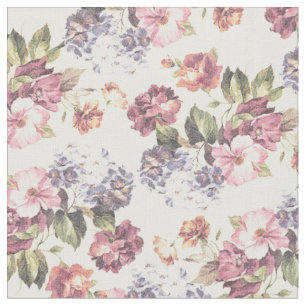 Tissu Cru de Bohème bleu de boho de rose en pastel