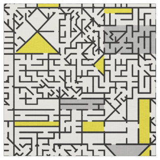 Tissu Cubism Maze