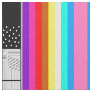 Tissu Cubisme Points