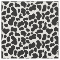 Cuir de vache noir et blanc à motif