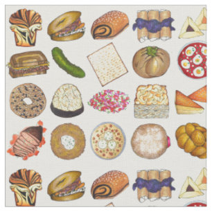 Tissu Cuisine juive Brisket Challah Babka Latkes Blintz