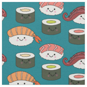 Tissu Cuisine sushi enfants Kawaii Cartoon