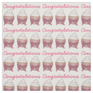 Tissu Cupcake Félicitations Baby Fête des mariées Cake