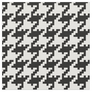 Tissu Customisez votre propre motif de fond noir blanc