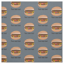 Cute Fun Burgers Motif, propre texte et couleur