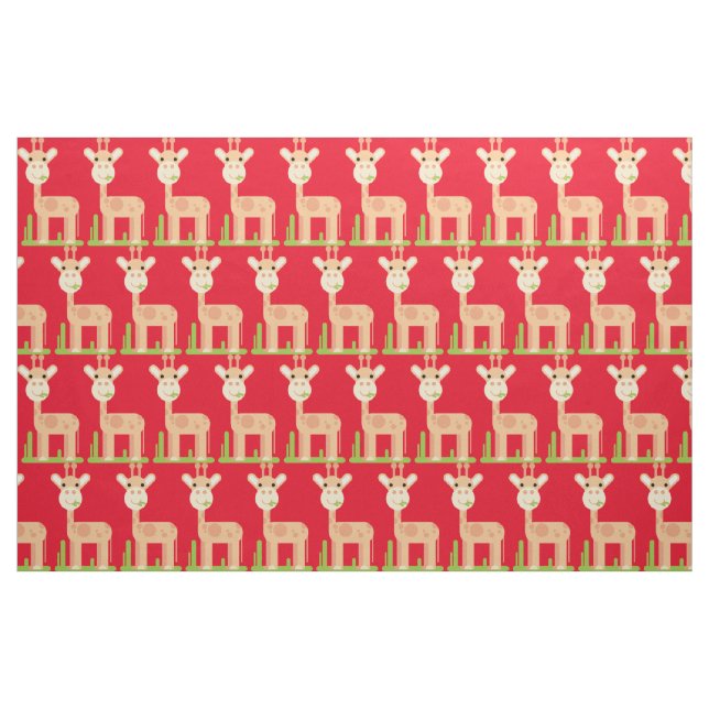 Tissu Cute Giraffe Munching Thunder_Cove (Fat Quarter)