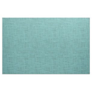 Tissu Cute Turquoise Turquoise Vert Faux Jute Motif tiss
