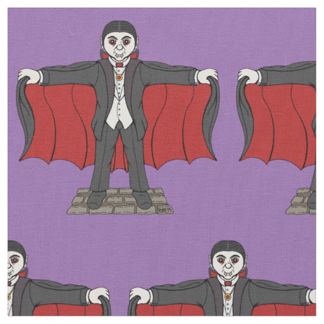 Tissu Cute Vampire/Dracula (Fermer)