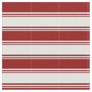 Tissu Cyan clair et Motif rouge foncé