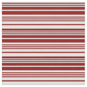 Tissu Cyan clair et Motif rouge foncé