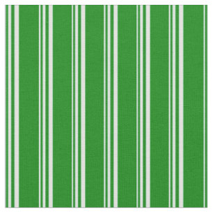 Tissu Cyan clair et Motif vert des rayures