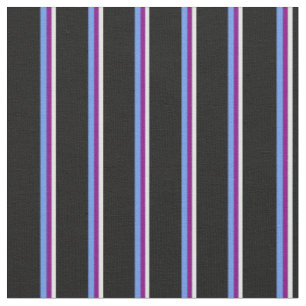 Tissu Cyan clair, pourpre, Cornouailles Bleu et Noir