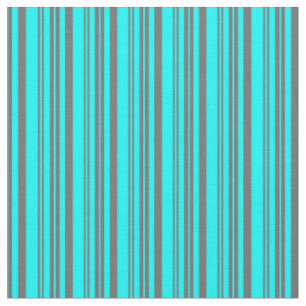 Tissu Cyan & Dim Grey Motif des rayures