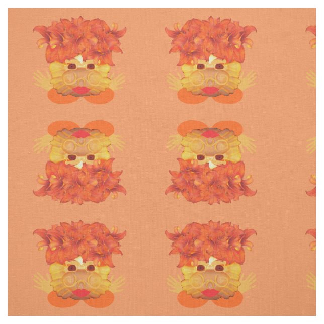 Tissu Daisy the Crab (Échantillon)