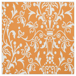 Tissu Damas Orange