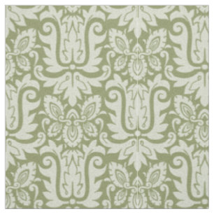 Tissu Damas, vert saule, 1885