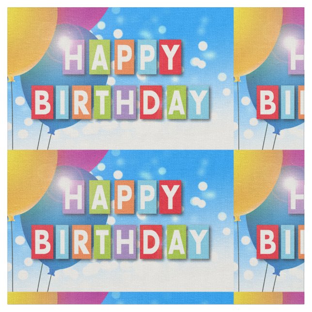 Tissu d'anniversaire ! (Fermer)
