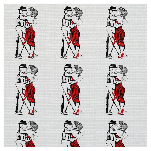 Tissu Danseurs de tango (Échantillon)