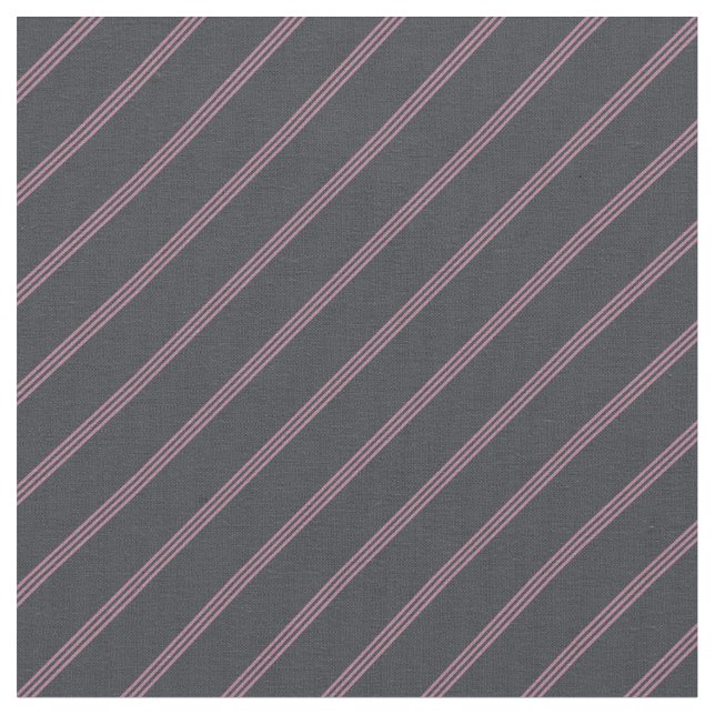 Tissu Dark Grey & Pink Stripes (Fermer)