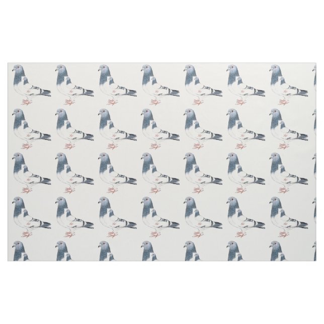 Tissu d'art d'oiseau de pigeon (Fat Quarter)