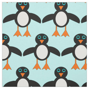 Tissu d'artisanat de pingouin mignon