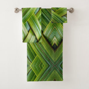 Tissu de bambou vert frais