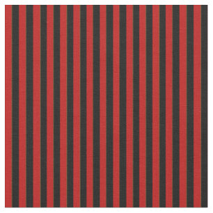 Tissu de bandes, rouge et noir