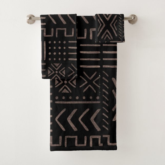 Tissu de boue africain contemporain Imprimer (En situation)
