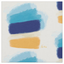 Tissu de brosse bleu de la côte par Margaret Juul