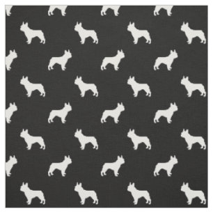 Tissu de chien de Boston Terrier - noir et blanc