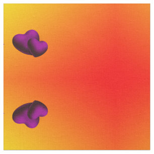 Tissu de coeur pourpre