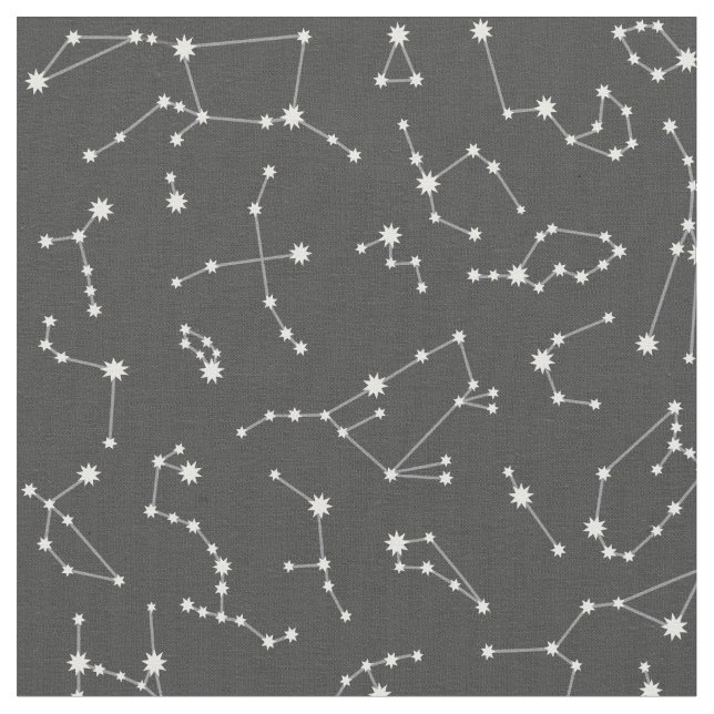 Tissu de constellation - charbon de bois (Fermer)