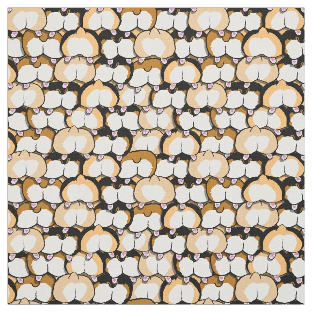 tissu de corgi butt (Échantillon)