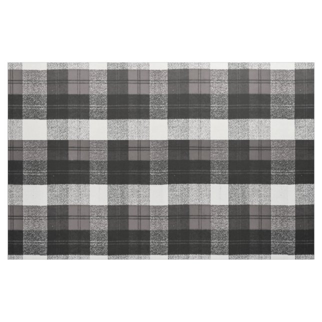 Tissu de coton large de 56 pouces Xmas Baffalo Pla (Yard)