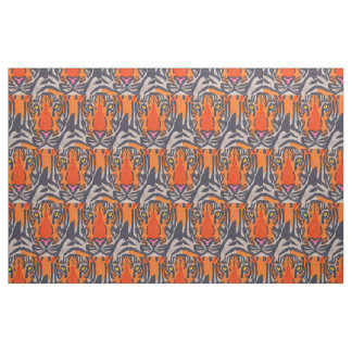 Tissu de coton peigné - Tigre