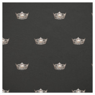 Tissu de couronne de style de Mlle Amérique par l