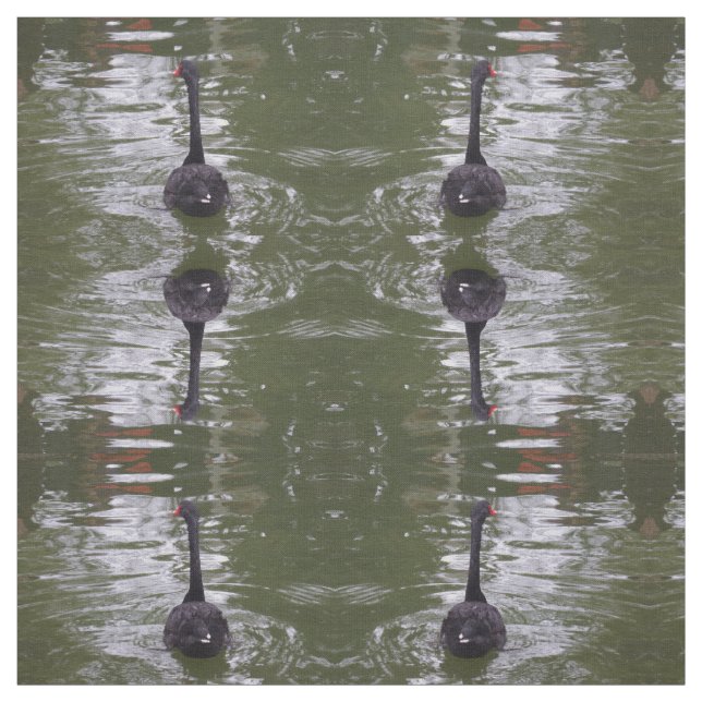 Tissu de cygne noir (Échantillon)