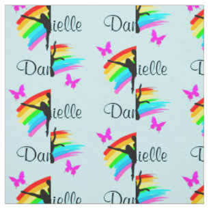 TISSU DE DANSER PERSONNALISÉ BLUE RAINBOW