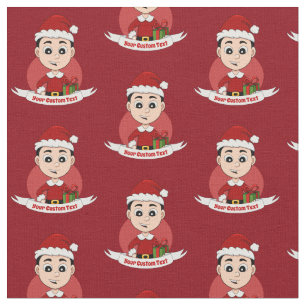 Tissu de dessin animé de Noël