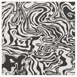 Tissu de déversement d'huile psychédélique noir et